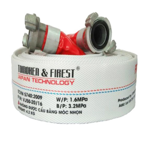 Vòi chữa cháy DN50x10mx1.6Mpa FIREST kèm khớp nối