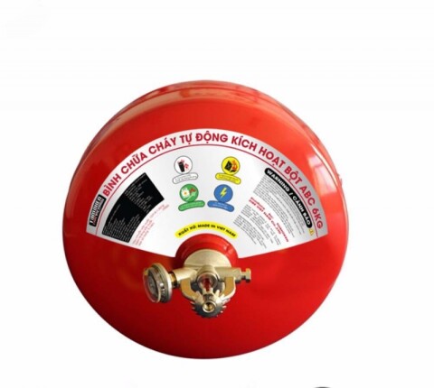 BÌNH CHỮA CHÁY TỰ ĐỘNG KÍCH HOẠT DẠNG TREO BỘT ABC LOẠI 6KG