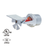 Đầu phun nước chữa cháy loại vách tường, hướng ngang, phản ứng chuẩn, Mạ Chrome (½