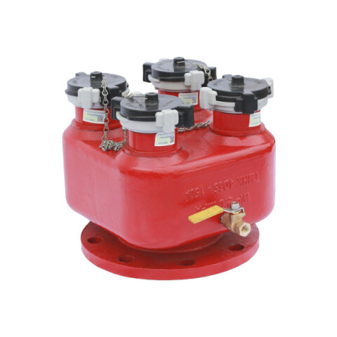 Đầu trụ tiếp nước 4 ngã DN65 4DN65xDN150