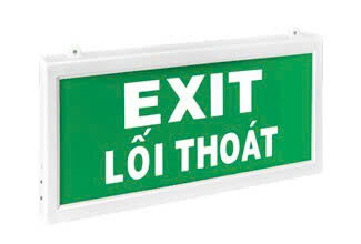 Đèn exit 1 mặt KT110 Kentom