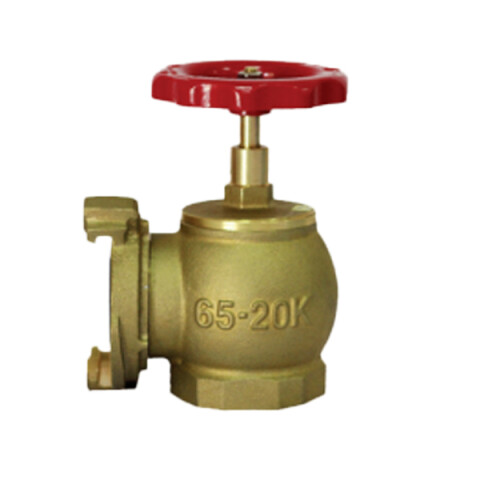 Van góc tủ bằng đồng DN65 ngàm đồng