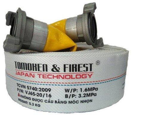 Vòi chữa cháy DN65x20mx1.6Mpa FIREST kèm khớp nối