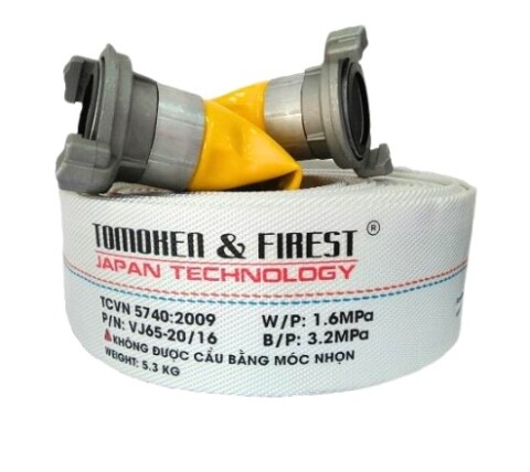 Vòi chữa cháy DN65x20mx1.6Mpa FIREST kèm khớp nối